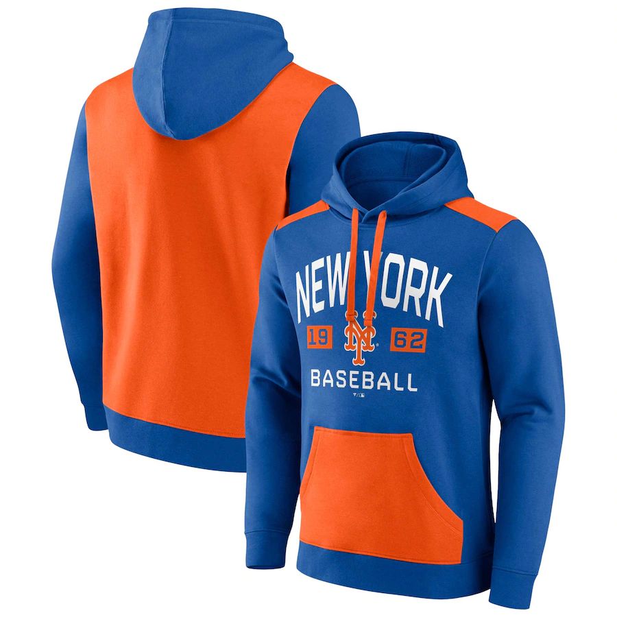 Men 2023 MLB New York Mets blue Sweatshirt style 2